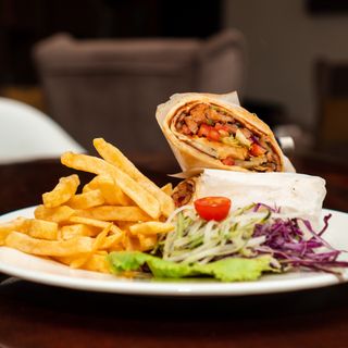 Cajun Beef Fillet Naan Wrap