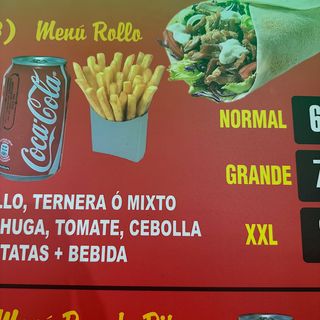 Menú Rollo (Normal)