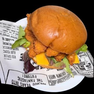 Burger De  Solomillo De Pollo Crujiente