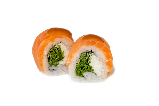 Rocket salmon roll