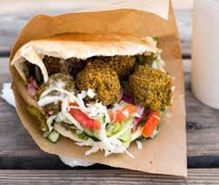 Maxi arrotolato falafel