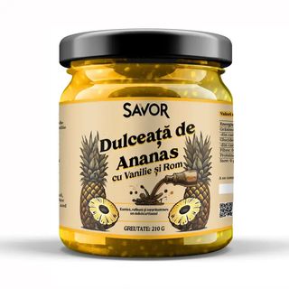 Savor Dulceata de ananas cu rom