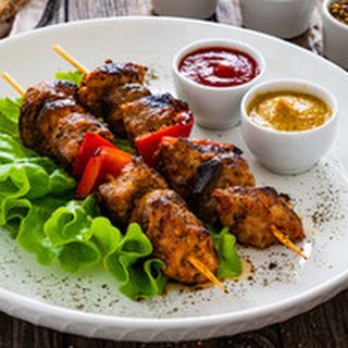 Порция телешки кебап на жар