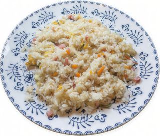 Arroz con tres delicias