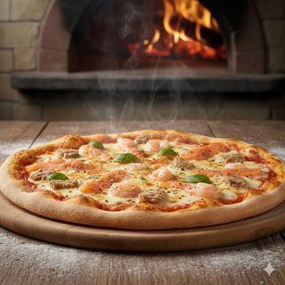 Pizza de frutti di mare