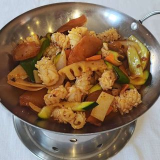 707 Calamaro in scodella di fuoco