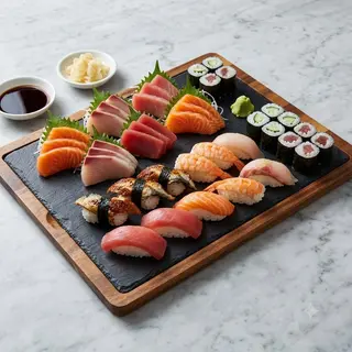 Sushi sashimi selection for two 32 pezzi