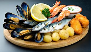 Platou pescaresc pentru 2 persoane