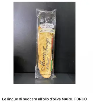 Lingue di suocera all'olio d'oliva Mario Fongo