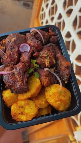 Dry Fried Goat Combo