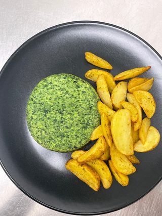 Hamburger di spinaci