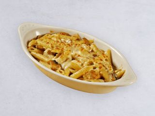 Penne con Pollo e Funghi