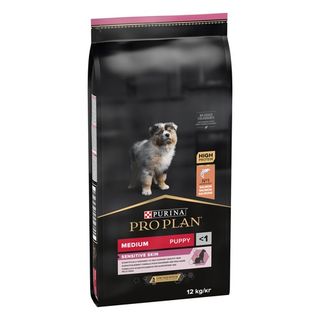 12 KG Pro Plan Puppy Medium Salmón Piel sensible pienso para cachorros