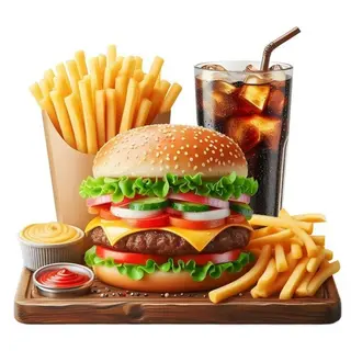 Burger & Chips