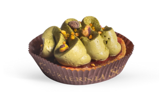 Babeczka pistacjowa (bez dodatku cukru)