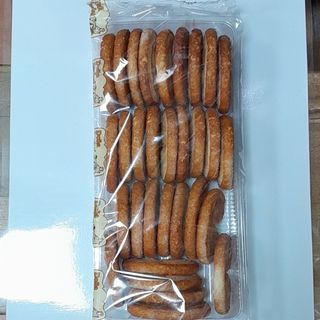 Palmeritas naturales de hojaldre. 