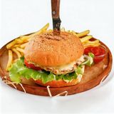 Burger cu pârjoală de pui
