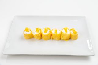 Momo dessert with pinapple