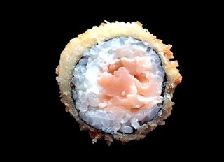 Hosomak surowy łosoś w tempurze