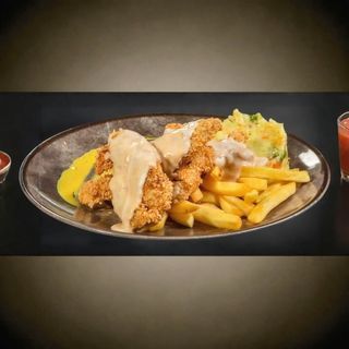 Pileći štapići u susamu sa kikirikijem