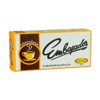 Chocolate Embajador 10 Tabletas