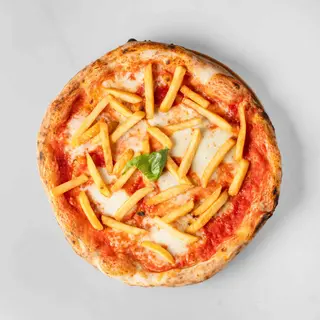 Margherita con patatine fritte