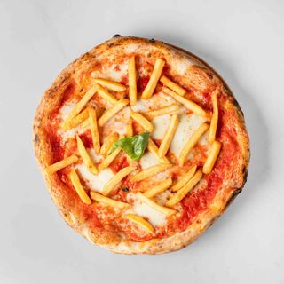 Margherita con patatine fritte