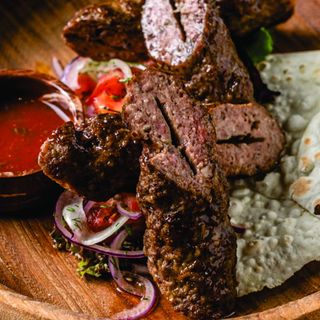 Шашлык из рубленой баранины