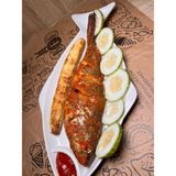 Grilled croaker fish