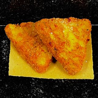 Triangolini patate e speck 