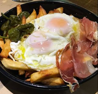 Huevos De Corral Con Jamón