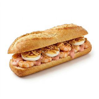 Bocadillo El Maná De Langostinos