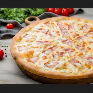 Pizza Carbonara Sin Gluten