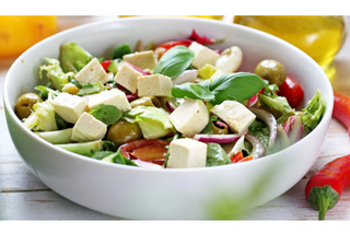 Ensalada de tofu