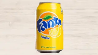 Fanta Limón lata 330ml.