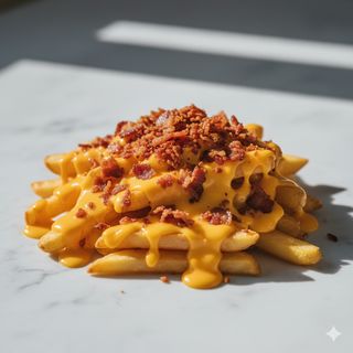 Patatas cheddar bacon