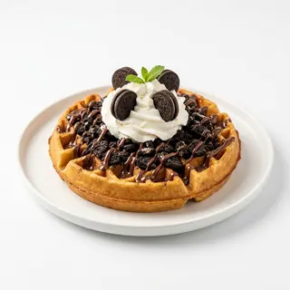 Oreo Crushed Waffles