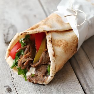 Pita Durum Falafel (Vegano) - فلافل