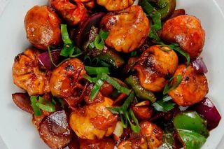 VEGETABLE FRIED CHILLY MOMO