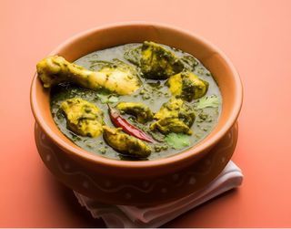 Saag chicken