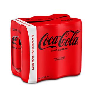 Coca-Cola Sem Açúcar Lata 330ML