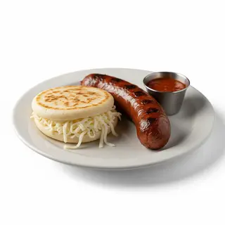 Chorizo Con Arepa