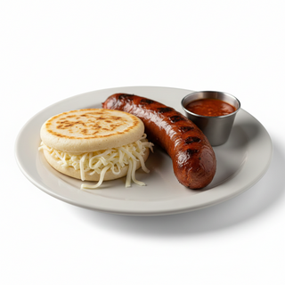 Chorizo Con Arepa