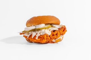 Spicy Fried Chicken Burger