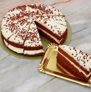 Porción De Red Velvet Cake