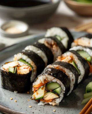Uramaki De Pollo Teriyaki