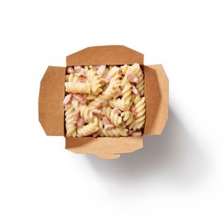 Fusilli carbonara