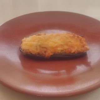 Berenjena pollo casera racione