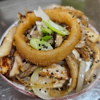 Poke de heura con setas  (VEGANO)