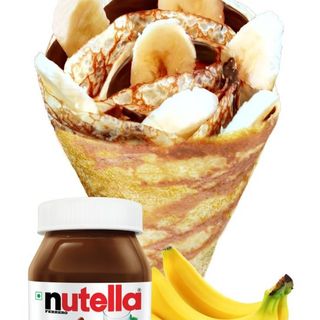 Clatita xxl nutella și banane